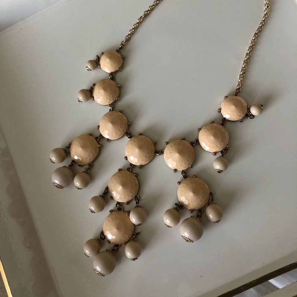 Cream bubble necklace